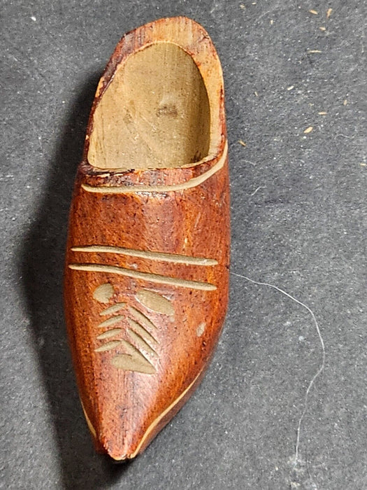 Wooden shoes ,1920s, 2 pairs , Rotterdam and soppn carved 2 " and 3", Antiques, David's Antiques and Oddities