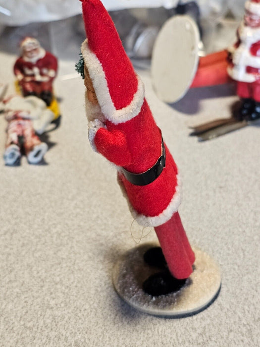 Paper mache Santa with tree, unmarked post war., Antiques, David's Antiques and Oddities