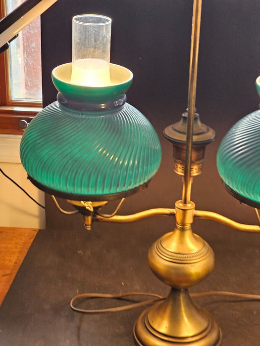 Student style light 1970s cased glass swirl shades lights should bulbs not inclu
