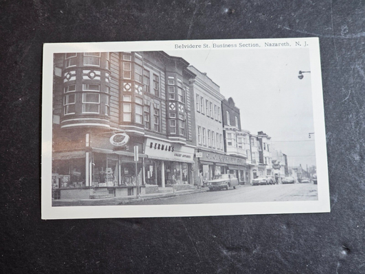 Nazareth Pa postcard 1950s/60s belvidere street, Antiques, David's Antiques and Oddities
