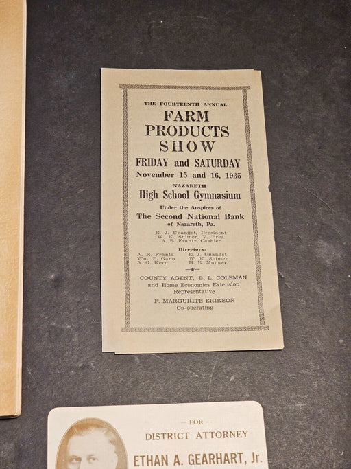 Nazareth Pa mixed lot/farm show/ electric bills/photos/1959 report Holy Family., Antiques, David's Antiques and Oddities