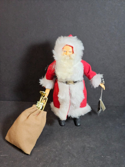 Father Christmas by Peggy Nesbit 8 " red white and sack, Antiques, David's Antiques and Oddities