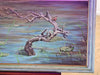 Painting on canvas by Ray Mcginnis  42 x 26 great imagery, Antiques, David's Antiques and Oddities