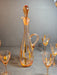 Mid Century Modern 15' Blown Decanter with Polished Pontil and 6 / 6 inch Goblet, Antiques, David's Antiques and Oddities