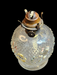 Pressed Glass decorative oil lamp light painting on flowers., Antiques, David's Antiques and Oddities