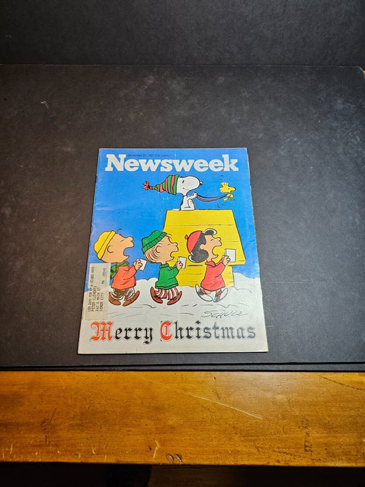 Newsweek Dec 27, 1971. Peanuts christmas cover, Antiques, David's Antiques and Oddities