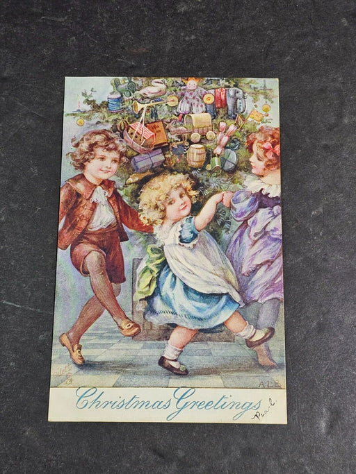 Christmas greetings Tuck early 1900s 3x5 great graphics, Antiques, David's Antiques and Oddities