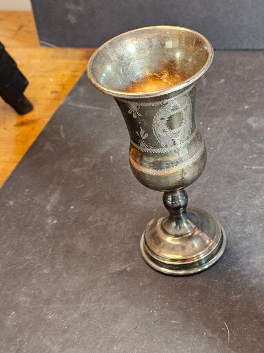 3 Sterling Silver Kiddush Cups Tallest are approx 2 1/2" in diameter, Antiques, David's Antiques and Oddities