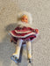 Christmas skater 2" 1950's Dressed in Knitted Dress, and leather skates..., Antiques, David's Antiques and Oddities