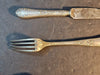 ww2 Jewish spoon fork and knife/ J. Farget/ silver plate/ Est Date 1940s/Poland, Antiques, David's Antiques and Oddities