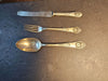 ww2 Jewish spoon fork and knife/ J. Farget/ silver plate/ Est Date 1940s/Poland, Antiques, David's Antiques and Oddities