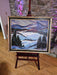 Title: Active Wintery Landscape Artist: Floyd Wesley Broome/1950s, Antiques, David's Antiques and Oddities