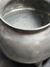 Pewter hallmarked cauldron shaped container 3" high 2.5"wide., Antiques, David's Antiques and Oddities