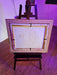 Heavily  textured cubist painting by D. long signed 29 x25 with frame see pics, Antiques, David's Antiques and Oddities