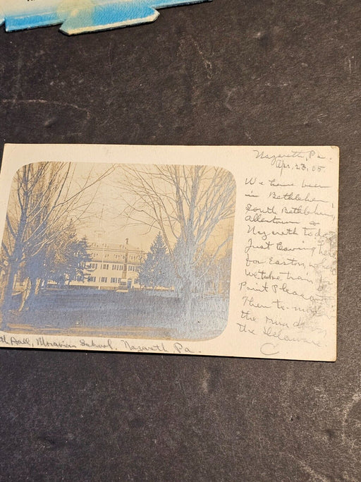 2 Nazareth Pa post cards/advertising card Hoyts /1938 christ stamp cover, Antiques, David's Antiques and Oddities