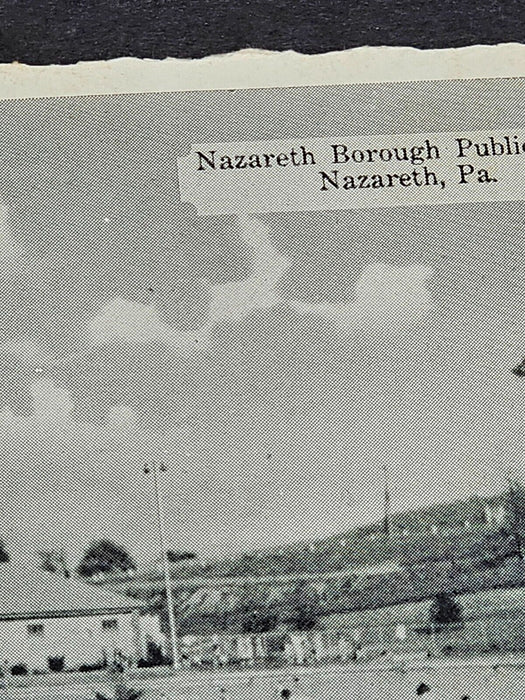 Nazareth pool photo postcard Nazareth Pa Park  1950s, Antiques, David's Antiques and Oddities