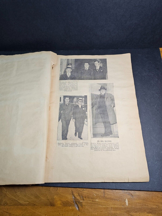 Comprehensive scrapbook period of the Lindbergh Kidnapping case., Antiques, David's Antiques and Oddities