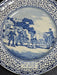 Dr. Syntax plate 9 " Maker Adams English Blue and white, Antiques, David's Antiques and Oddities