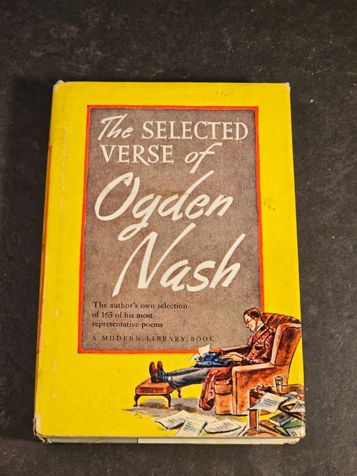 Ogden Nash 1945 edition 243 pgs. original dust jacket collect or just read, Antiques, David's Antiques and Oddities