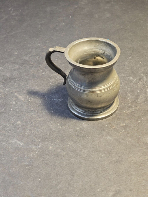 Pewter Measure Half Gill Marked "Skell & Chambers"/ Birmingham 2.5", Antiques, David's Antiques and Oddities