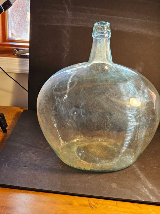 Demijohns Glass Bottle/ great old bottle/ large size/ 18 x 15 x12, Antiques, David's Antiques and Oddities