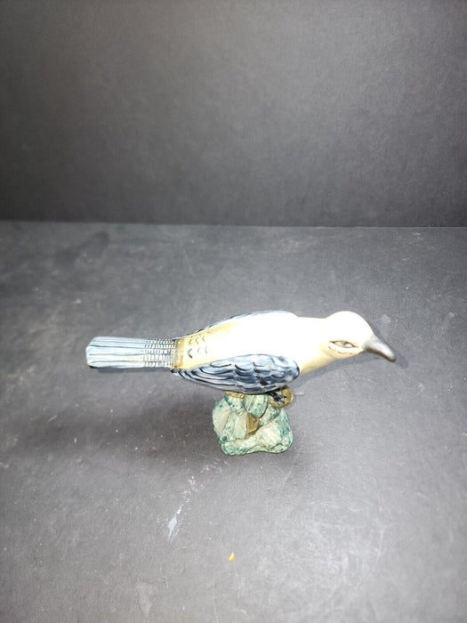 Ceramic hand painted bird blue and off white, Antiques, David's Antiques and Oddities