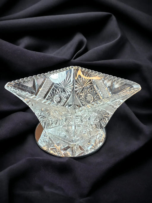Brilliant Period Diamond Shaped Cut Glass Bowl, Antiques, David's Antiques and Oddities