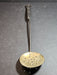 Forged steel and brass strainer by craftsman in the 1970s w/ makers mark. 15", Antiques, David's Antiques and Oddities