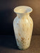 White blown art glass white with gold fleck/ground pontiel/, Antiques, David's Antiques and Oddities