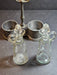 Cruet Set Pewter Holder Italy Hallmarked, Antiques, David's Antiques and Oddities