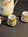 Otto Grunert German choclate set/perfect/ 8" pot/3 "cup 1900s floral, Antiques, David's Antiques and Oddities