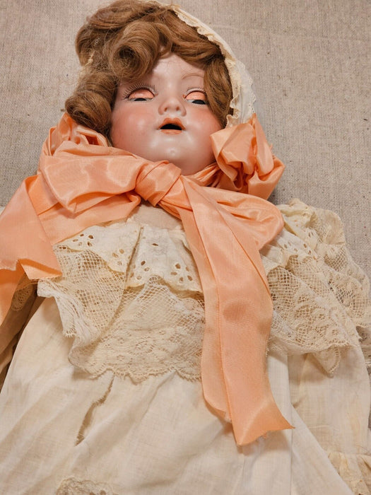 A. M. Doll GREAT SHAPE. 22/23 inches hardbody dressed as found, Antiques, David's Antiques and Oddities