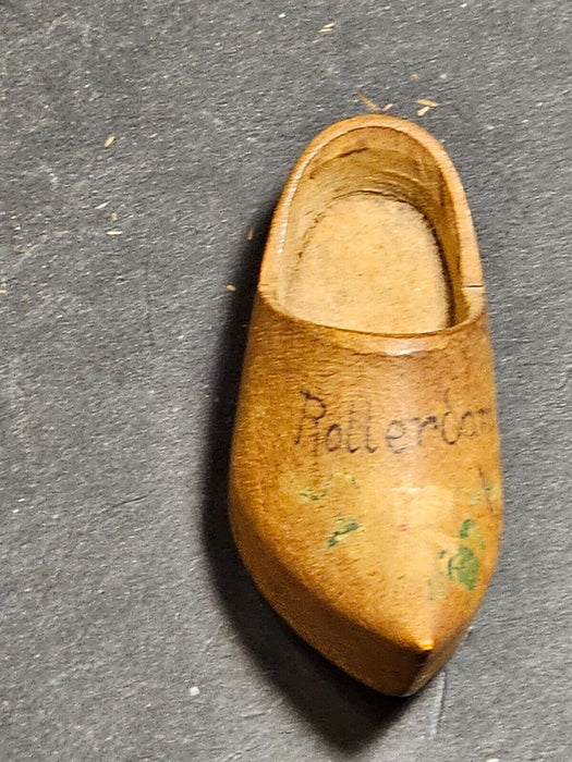 Wooden shoes ,1920s, 2 pairs , Rotterdam and soppn carved 2 " and 3", Antiques, David's Antiques and Oddities