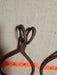 Ice Tongs/primitive amish country pa/13 " Steel. historical artifact. makers mar, Antiques, David's Antiques and Oddities