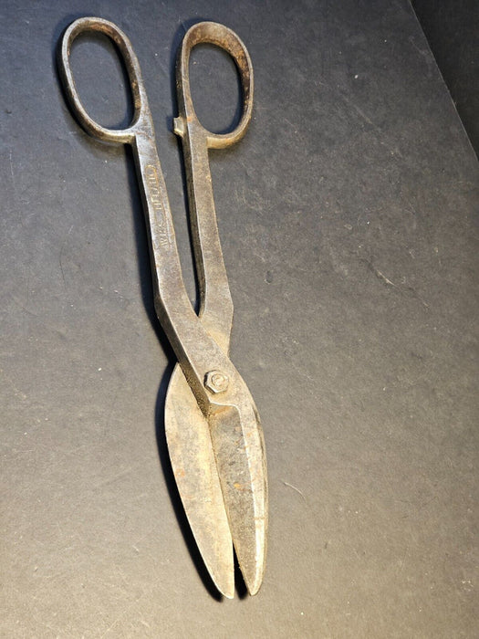 15 " steel wiss inland  snips/cast steel/ still  works, Antiques, David's Antiques and Oddities