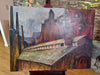 Title: Steel City: A Neo-Impressionist View of Bethlehem's Industry (Early 2000s, Antiques, David's Antiques and Oddities