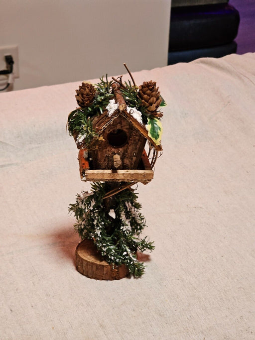 Christmas Birdhouse 9 " 1980s never used as found/with tags/, Antiques, David's Antiques and Oddities