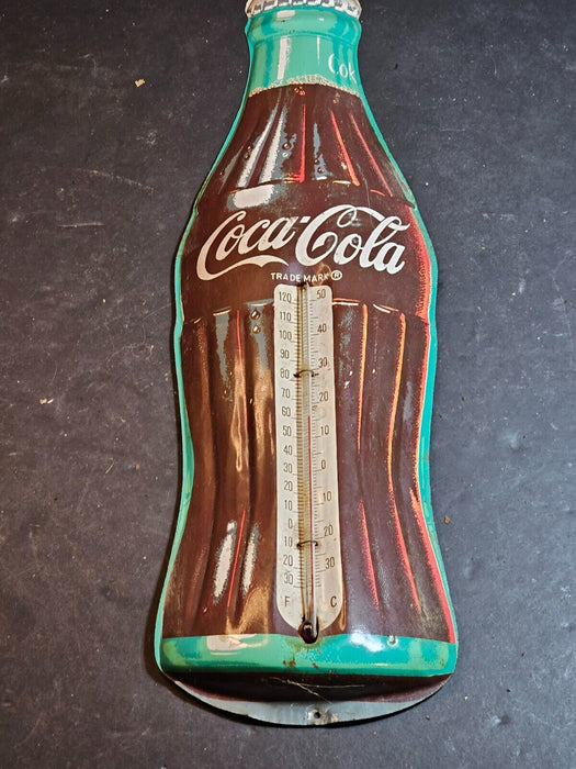 Coke thermometer 16" Long  by 5" wide. Good condition for the age., Antiques, David's Antiques and Oddities