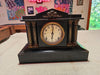 ansonia mantel clock cast iron romanesque design time and chime/ sitting 20 yrs/, Antiques, David's Antiques and Oddities