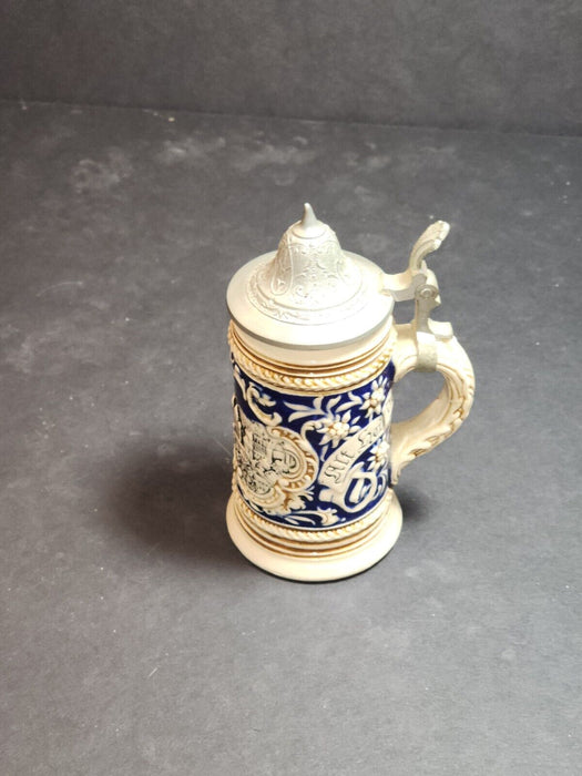 German Miniature stein 5.5" high beautifully decorated, Antiques, David's Antiques and Oddities