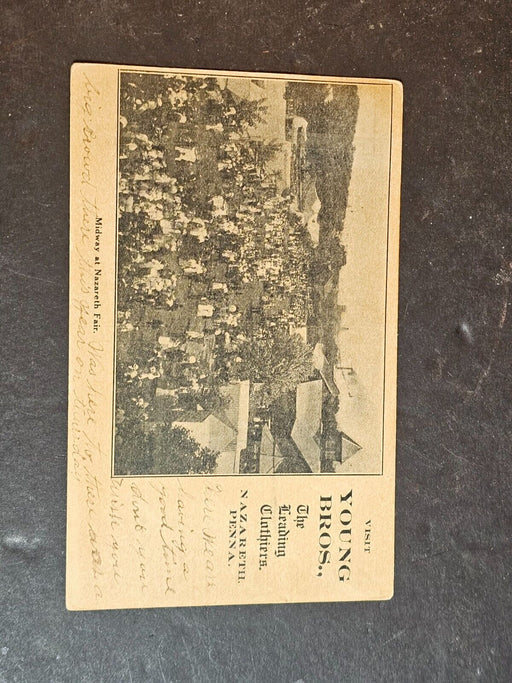 Nazareth Pa post card used young Brothers Nazareth fair, Antiques, David's Antiques and Oddities