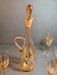 Mid Century Modern 15' Blown Decanter with Polished Pontil and 6 / 6 inch Goblet, Antiques, David's Antiques and Oddities