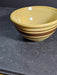 Yellow ware weller bowl 6" small hairline by rim tight, Antiques, David's Antiques and Oddities