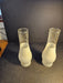 2 frosted chimneys 3" base 10 " high great look, Antiques, David's Antiques and Oddities