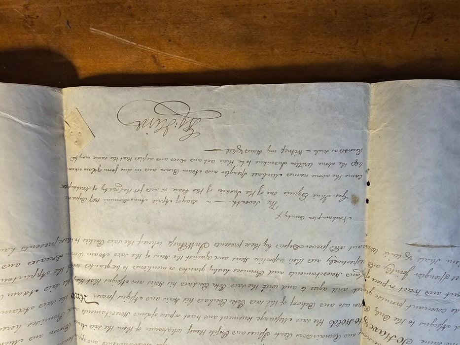 Deed to land in Nazareth on Velum, Land transfer 1807 with seals