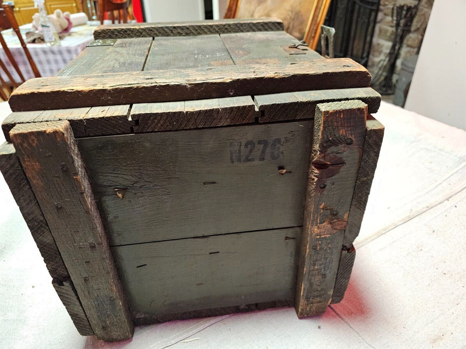 Nazareth Pa 15x18x14 ww2 fuse box/repurposed in 1952 to hold crow tone crow call, Antiques, David's Antiques and Oddities