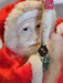 Santa with candle 1940s unmarked paper mache 6" tall, Antiques, David's Antiques and Oddities