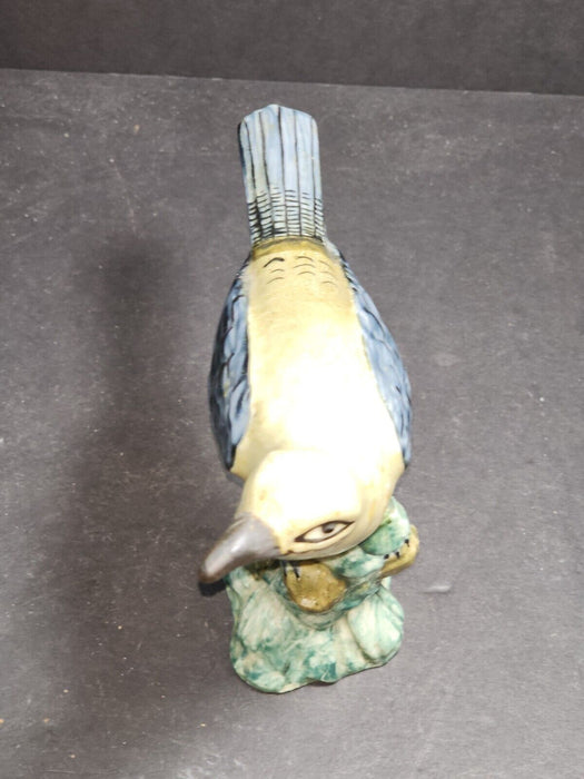 Ceramic hand painted bird blue and off white, Antiques, David's Antiques and Oddities