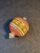 2 marked USA christmas Balls 1960s 3.5' gold and pink tones, Antiques, David's Antiques and Oddities