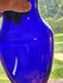 Blue glass vase /nice lines/8" high x 5 " wide., Antiques, David's Antiques and Oddities